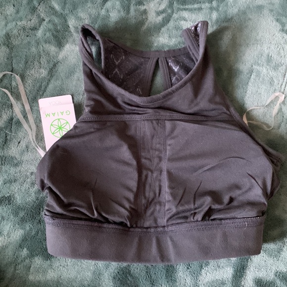 GAIAM bra bralette marine print XS NWT MEDIUM SUPPORT - Picture 5 of 11